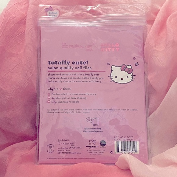 NEW LIMITED EDITION The Crème Shop x Hello Kitty 5Pk Nail Files - Picture 12 of 12
